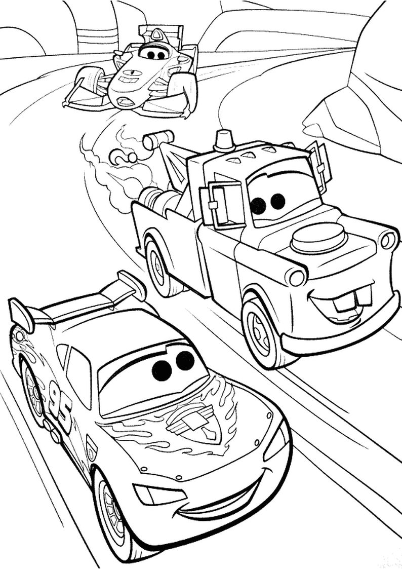 90 Printable Disney Cars Coloring Book 69