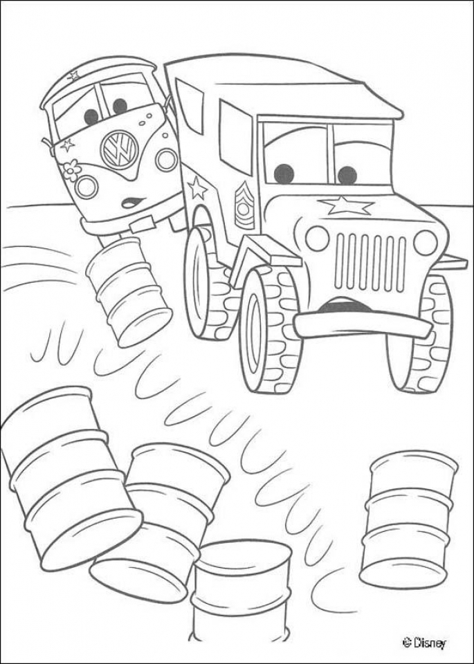 90 Printable Disney Cars Coloring Book 7