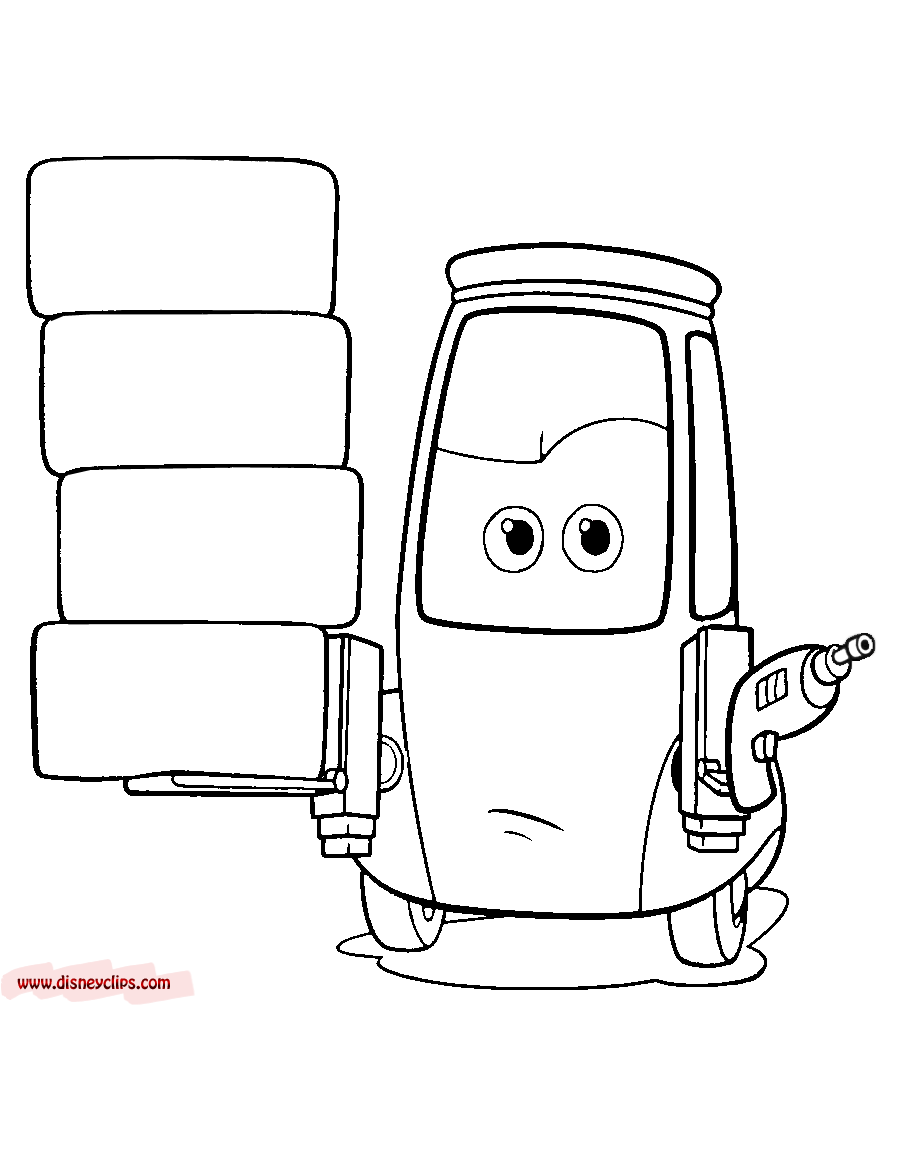 90 Printable Disney Cars Coloring Book 80