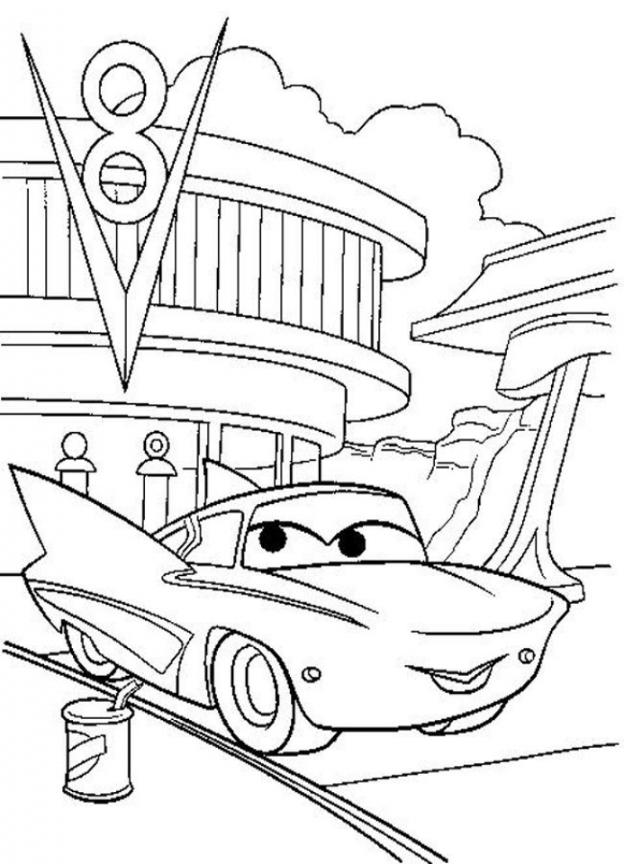 90 Printable Disney Cars Coloring Book 82