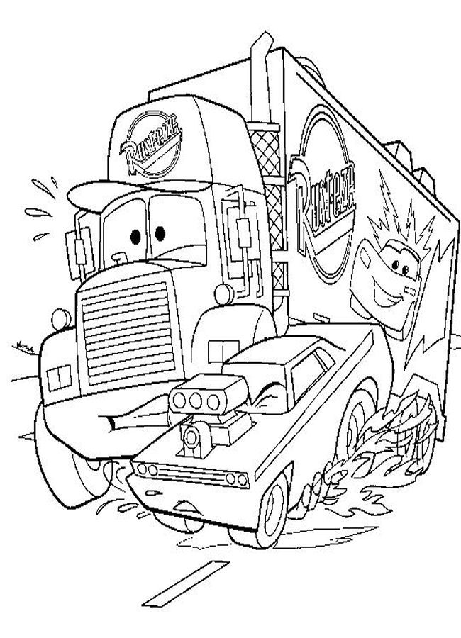 90 Printable Disney Cars Coloring Book 83