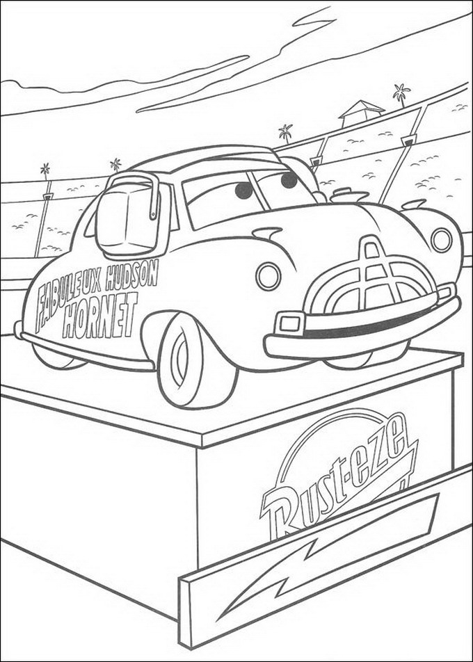 90 Printable Disney Cars Coloring Book 89