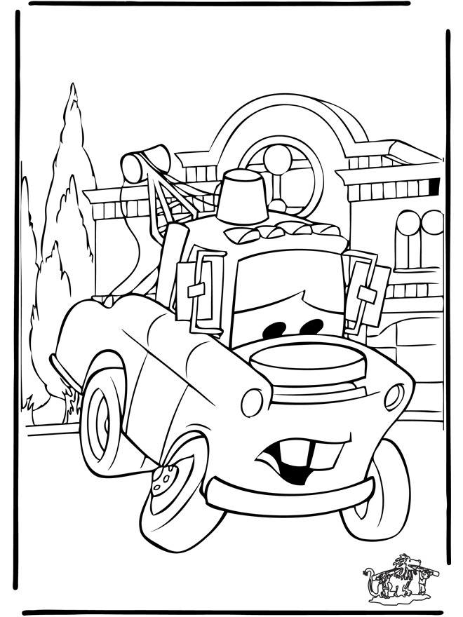 90 Printable Disney Cars Coloring Book 91