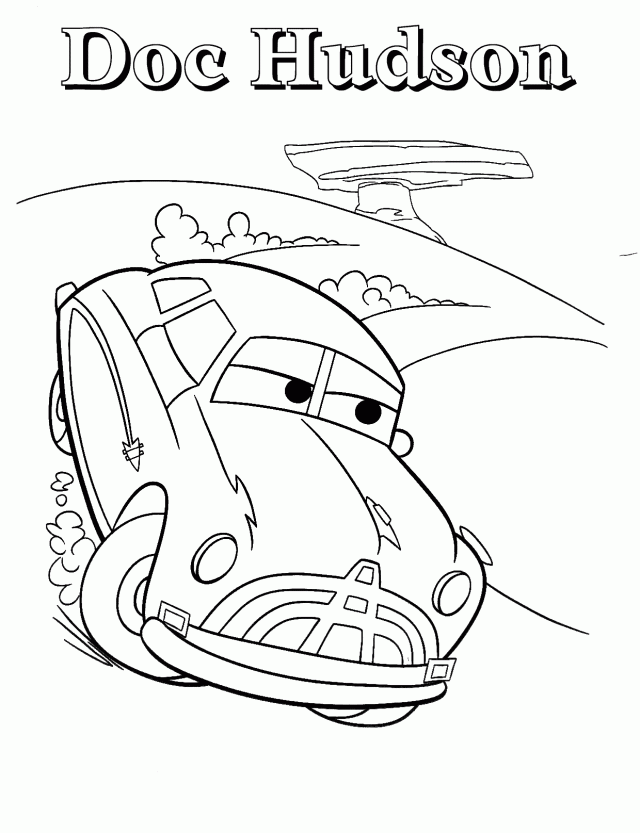 90 Printable Disney Cars Coloring Book 98