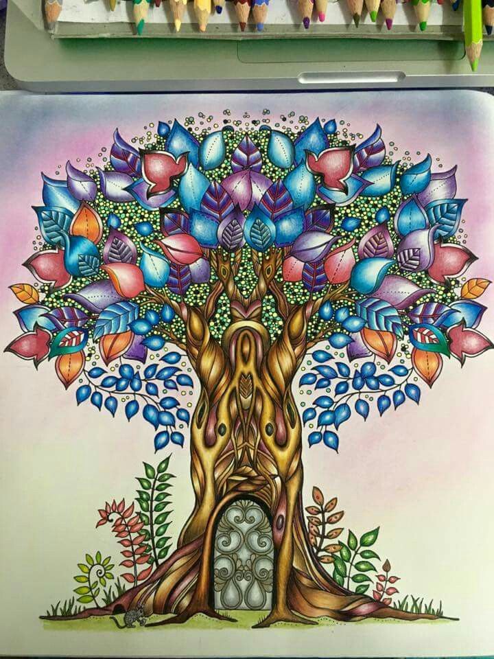 90 Printable Enchanted Forest Coloring Book 18