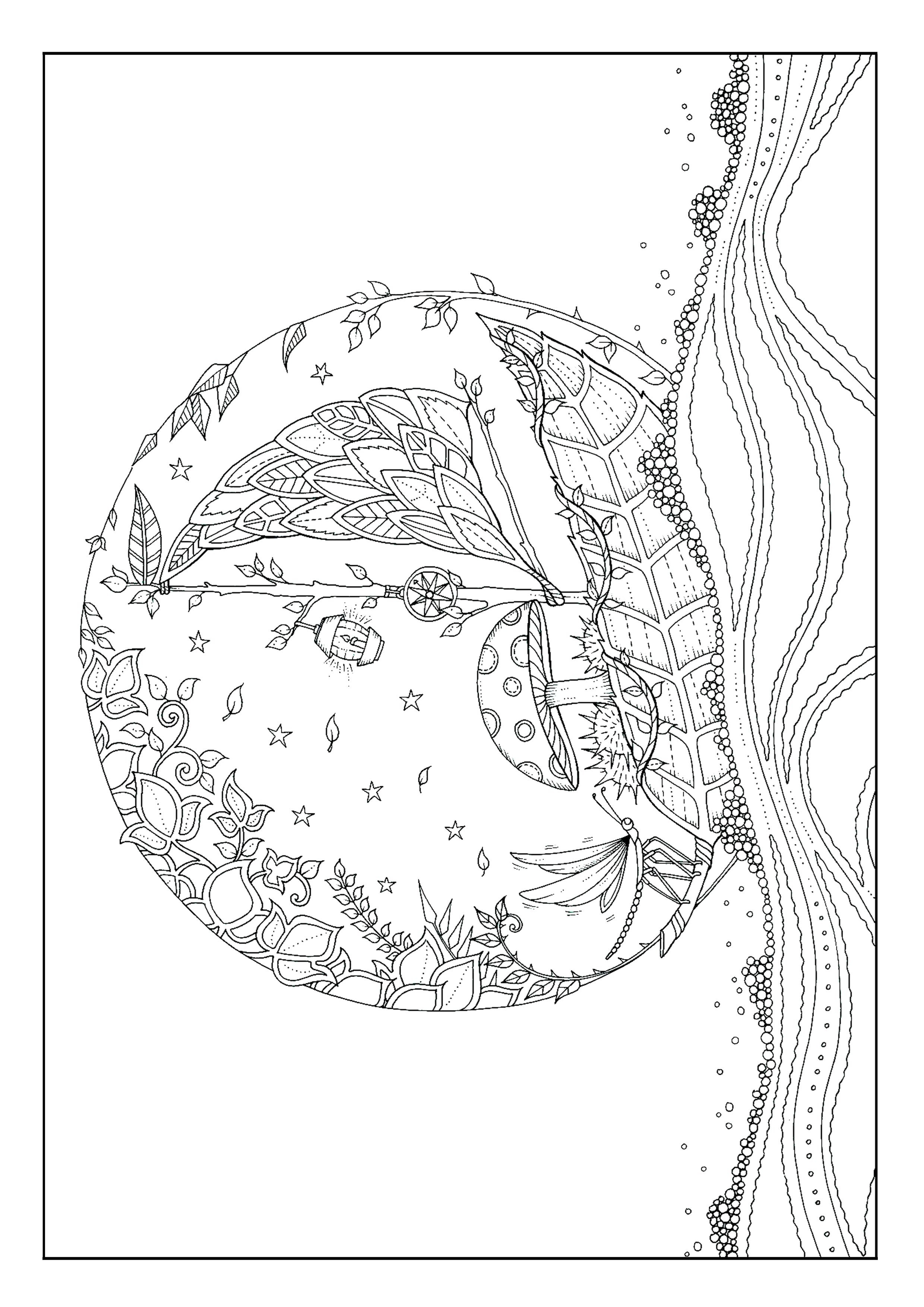 90 Printable Enchanted Forest Coloring Book 23