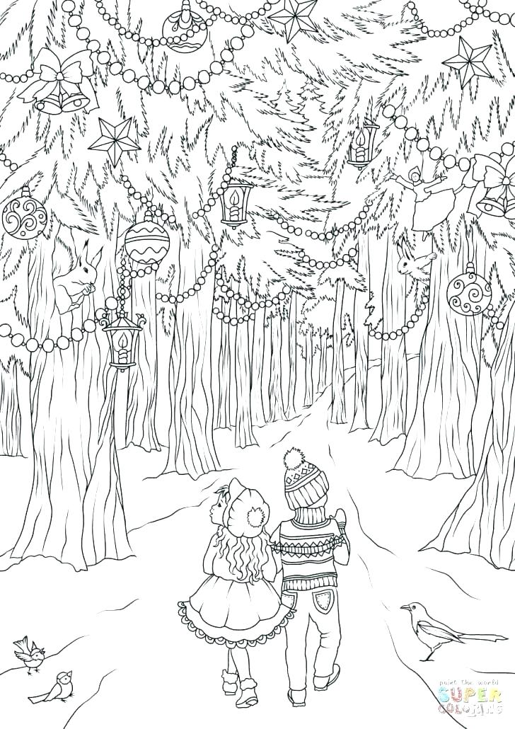 90 Printable Enchanted Forest Coloring Book 33