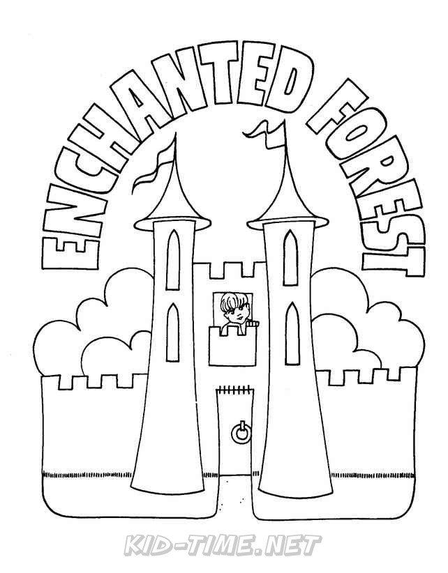 90 Printable Enchanted Forest Coloring Book 48