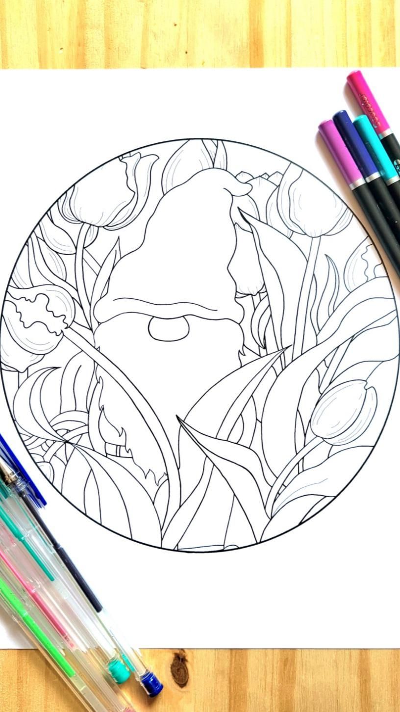 90 Printable Enchanted Forest Coloring Book 52