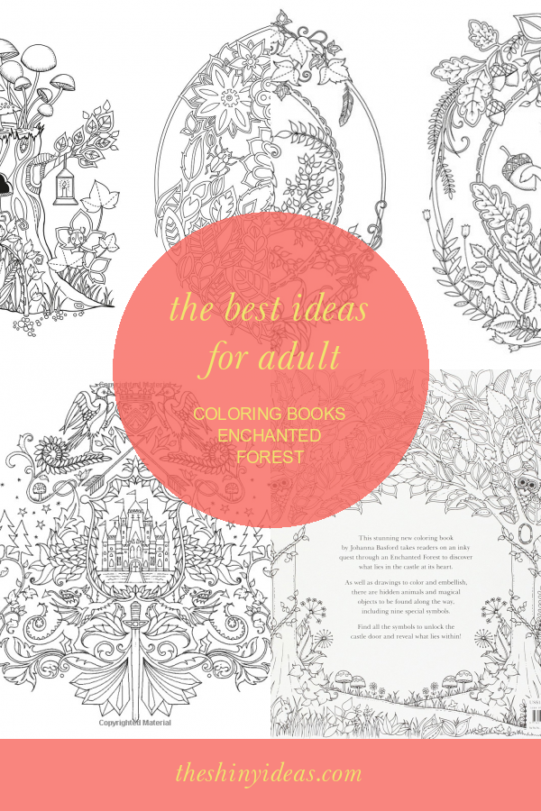 90 Printable Enchanted Forest Coloring Book 85