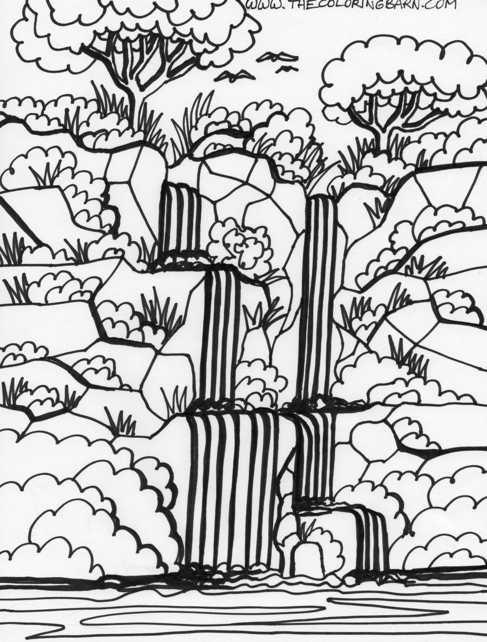 90 Printable Enchanted Forest Coloring Book 88
