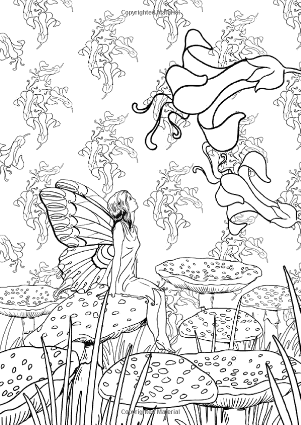 90 Printable Enchanted Forest Coloring Book 91
