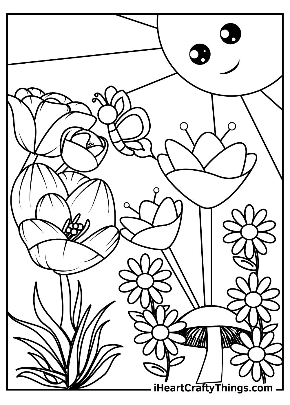 90 Printable Garden Coloring Pages 15