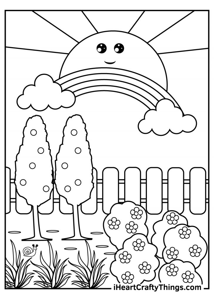 90 Printable Garden Coloring Pages 24