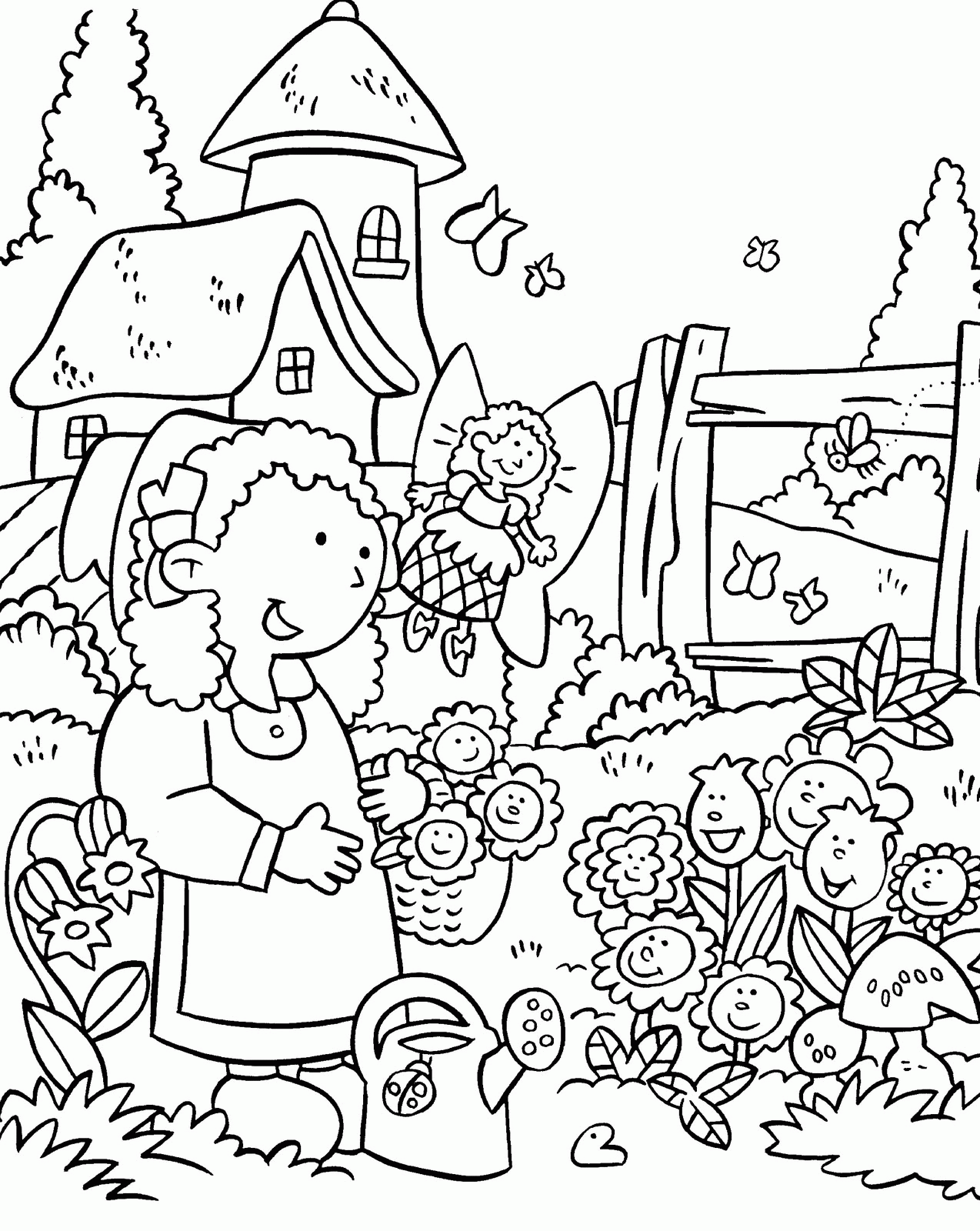 90 Printable Garden Coloring Pages 42