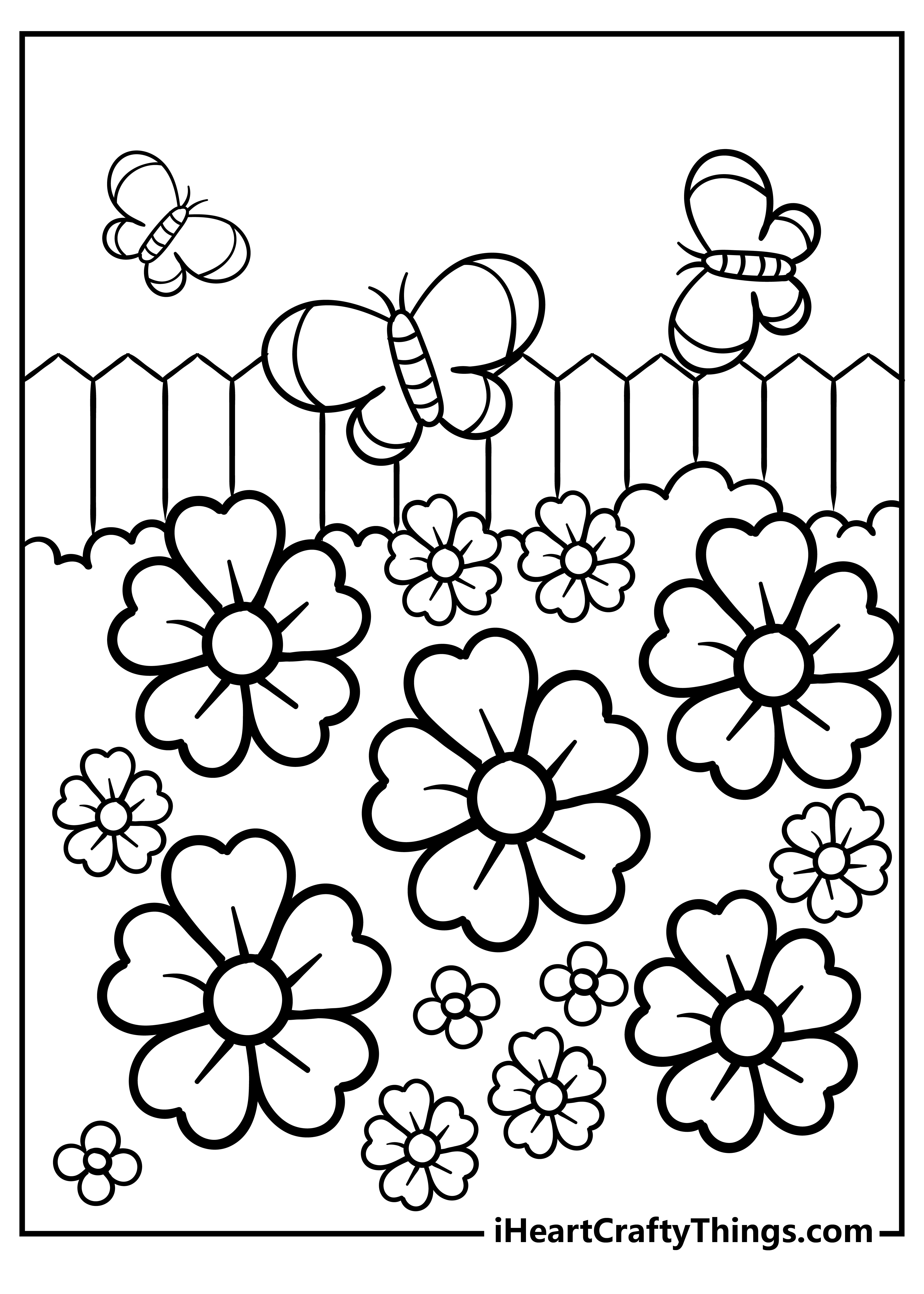 90 Printable Garden Coloring Pages 47
