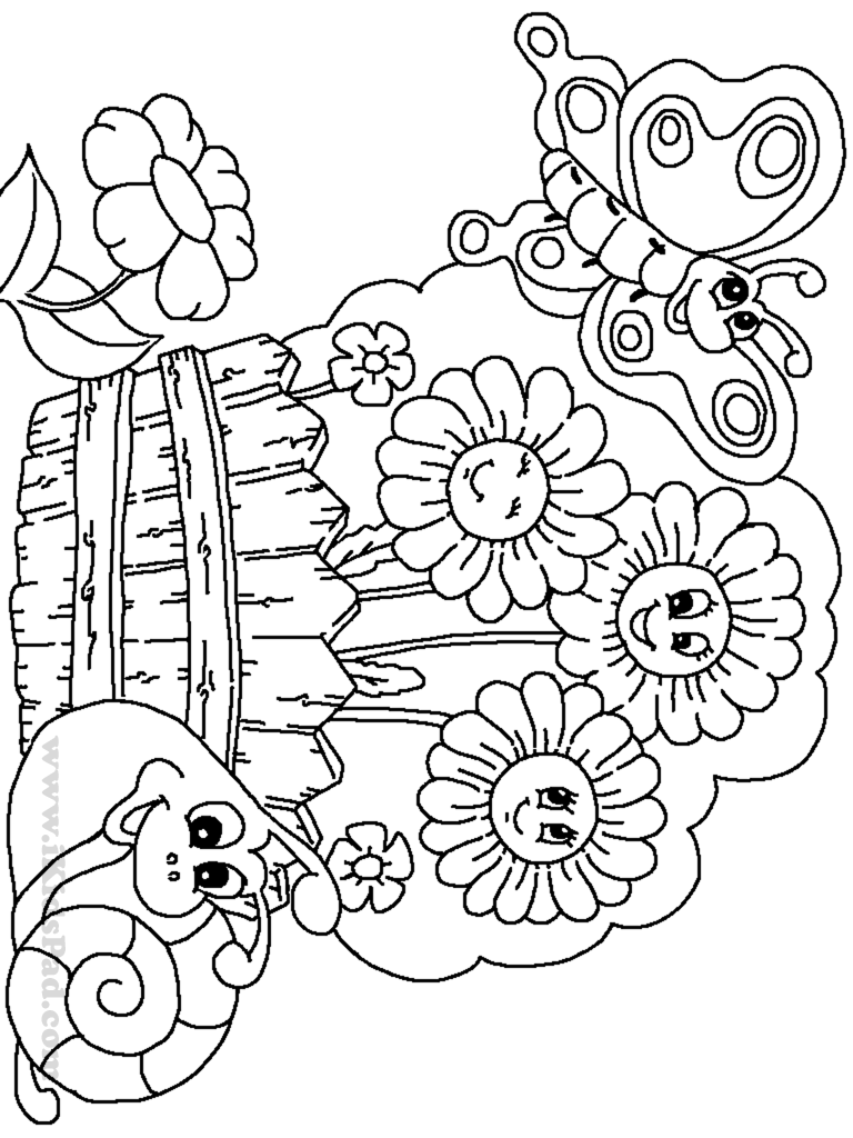 90 Printable Garden Coloring Pages 5