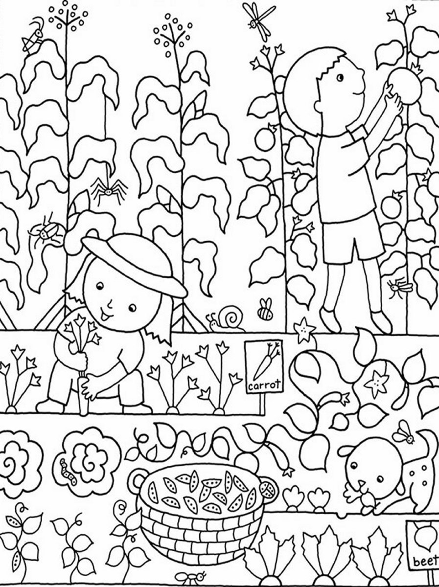 90 Printable Garden Coloring Pages 55