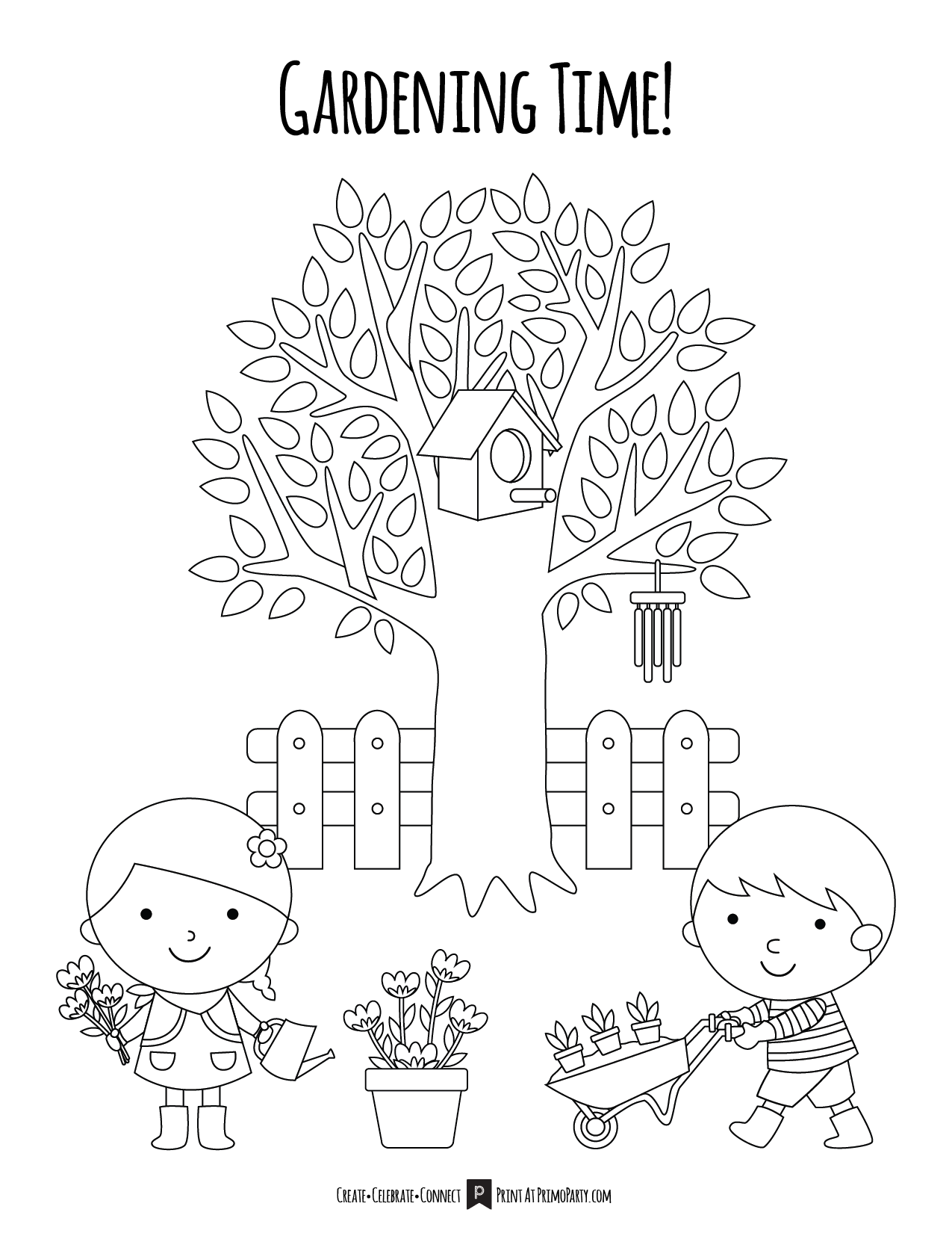90 Printable Garden Coloring Pages 56