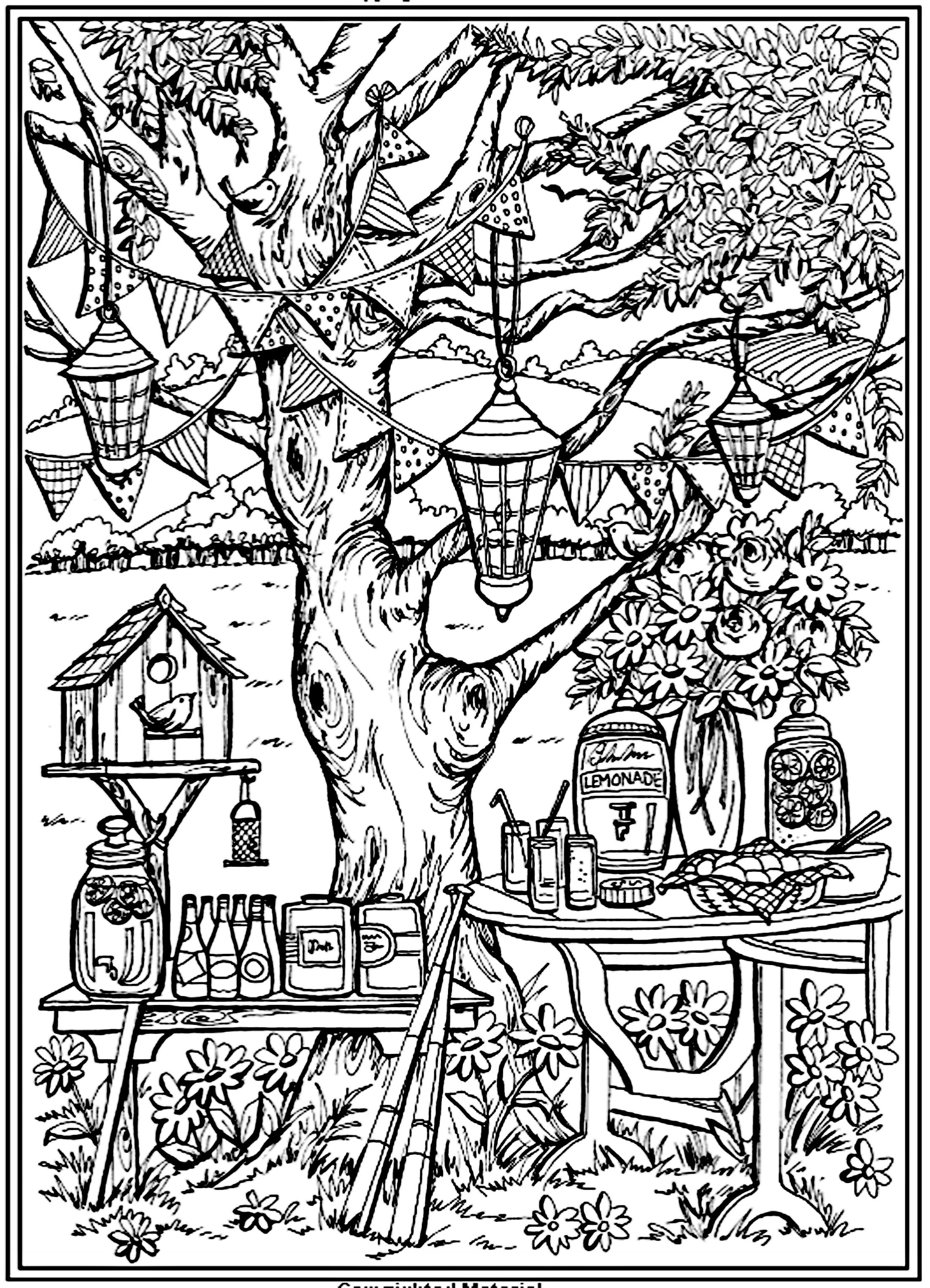 90 Printable Garden Coloring Pages 6