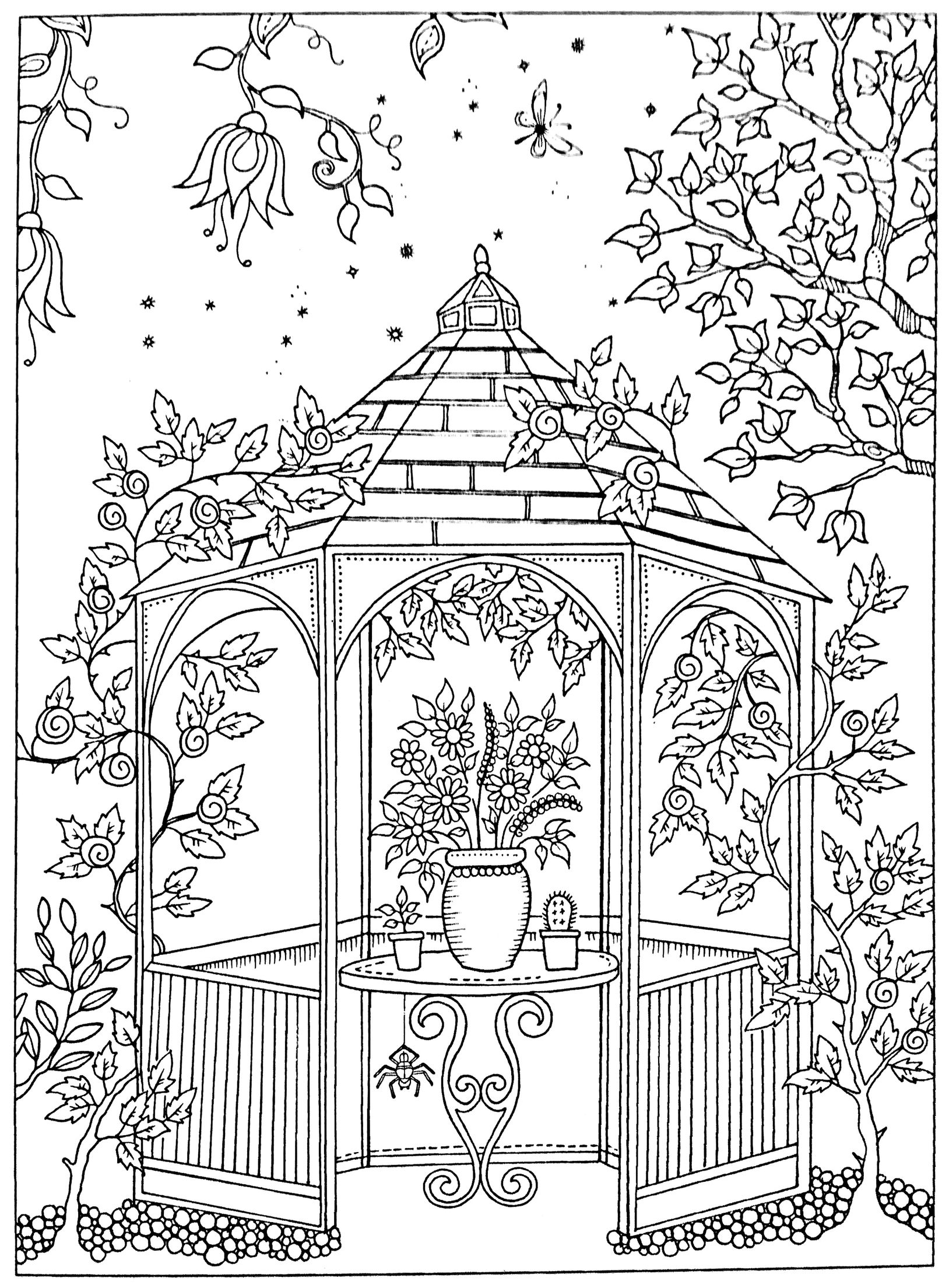 90 Printable Garden Coloring Pages 62