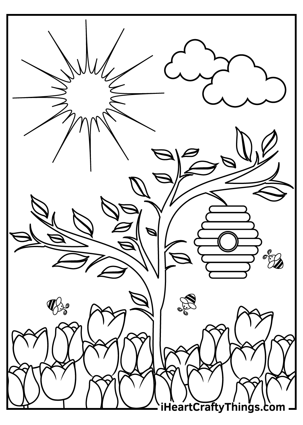 90 Printable Garden Coloring Pages 63