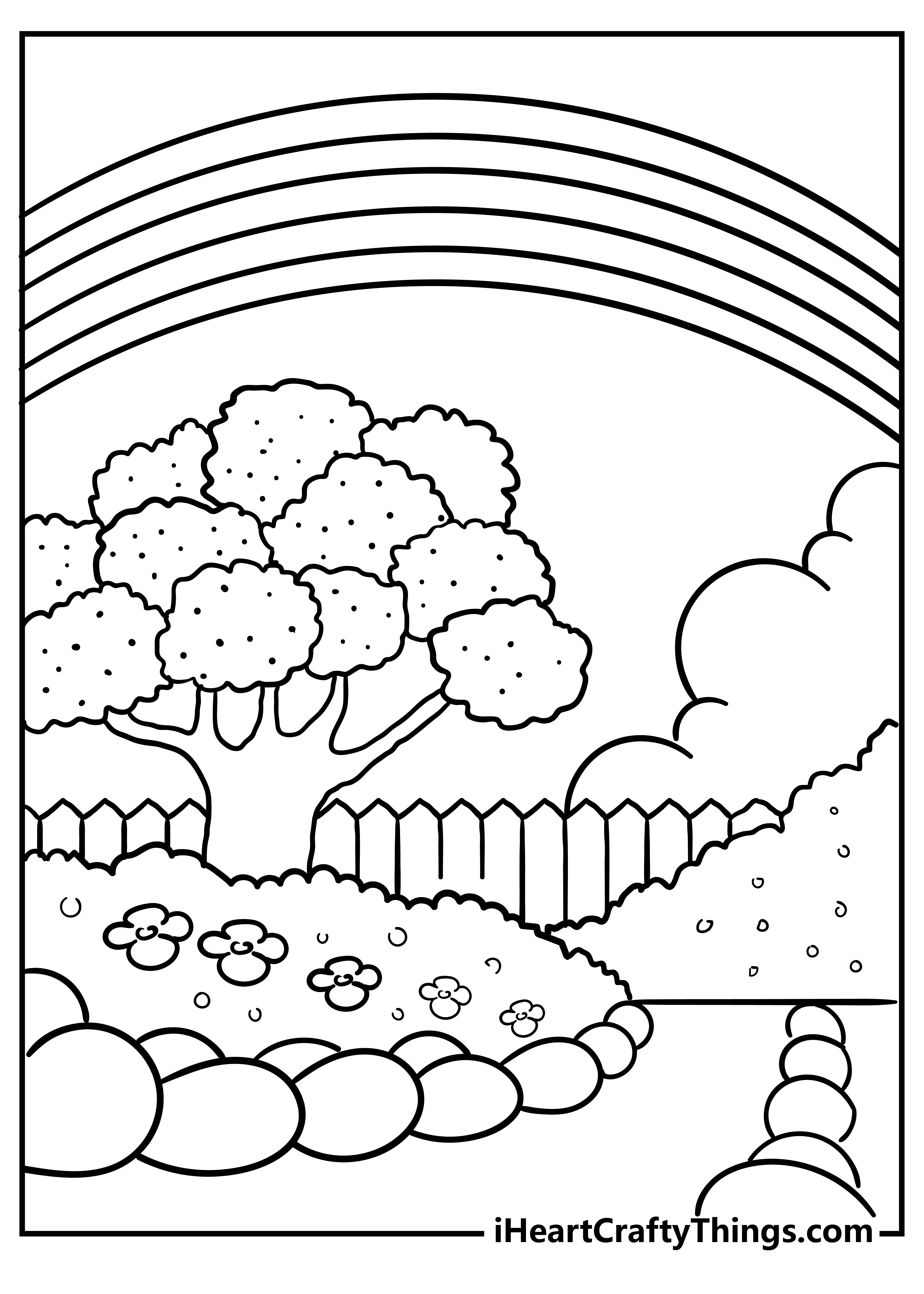 90 Printable Garden Coloring Pages 64
