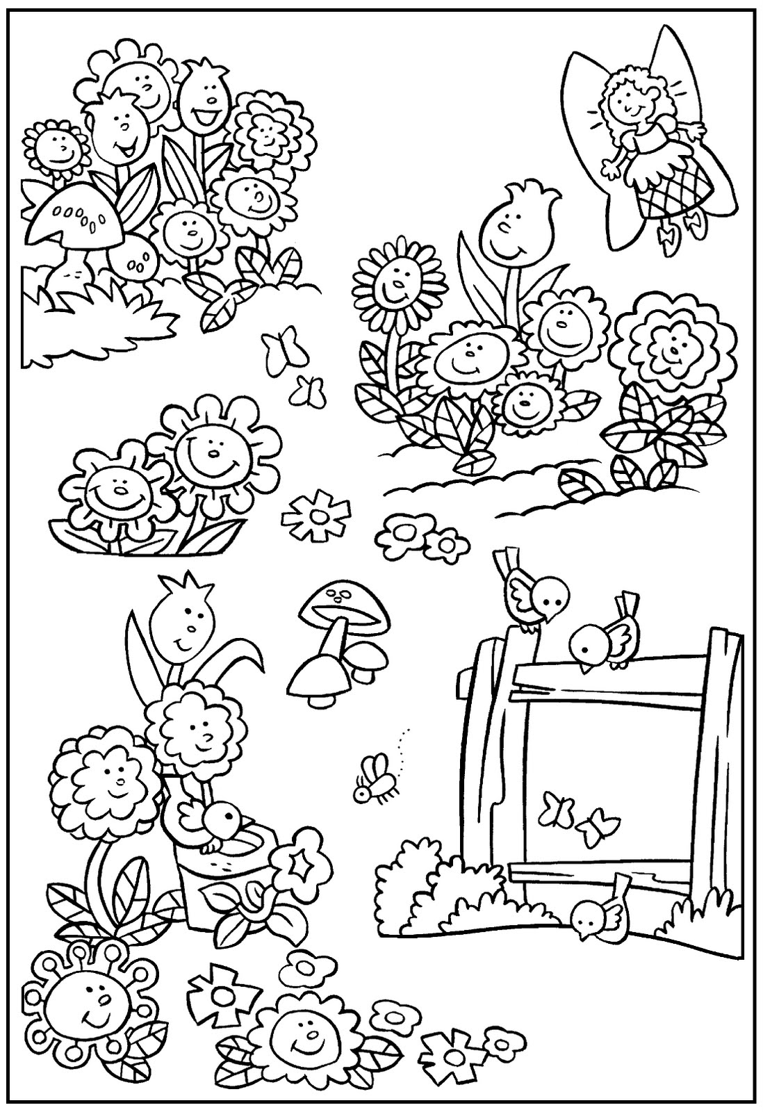 90 Printable Garden Coloring Pages 68