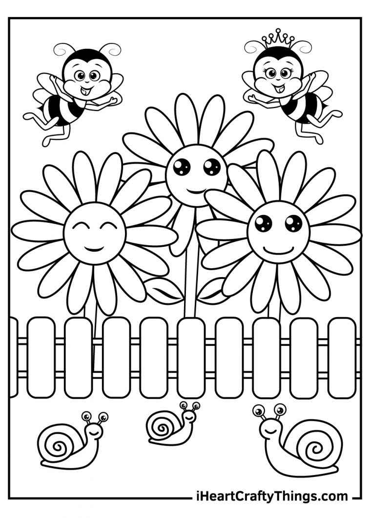 90 Printable Garden Coloring Pages 78