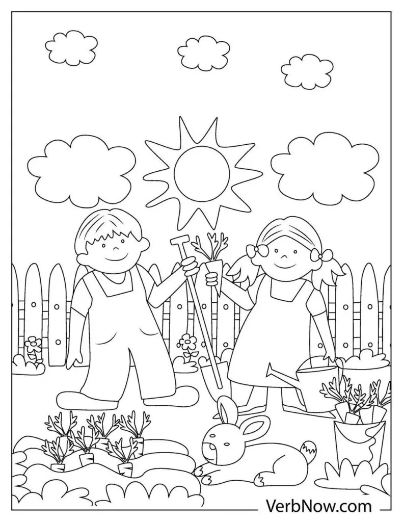 90 Printable Garden Coloring Pages 83