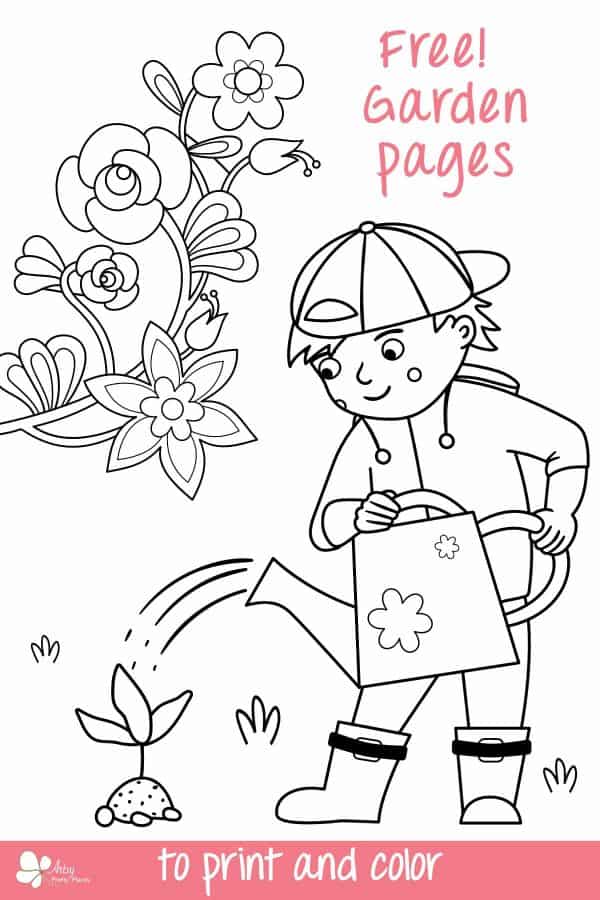 90 Printable Garden Coloring Pages 84
