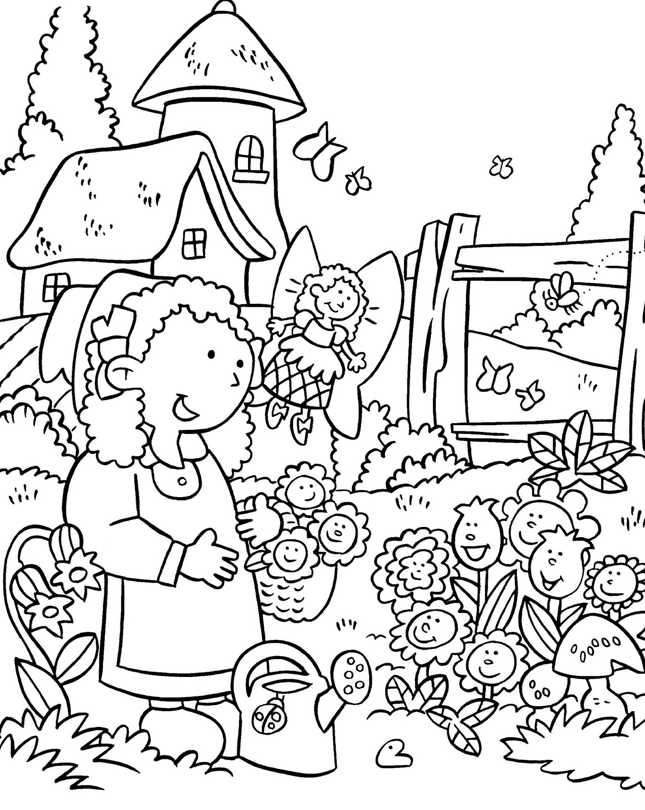 90 Printable Garden Coloring Pages 87