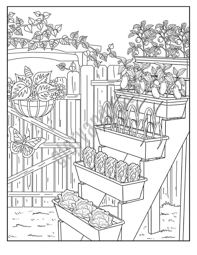 90 Printable Garden Coloring Pages 9