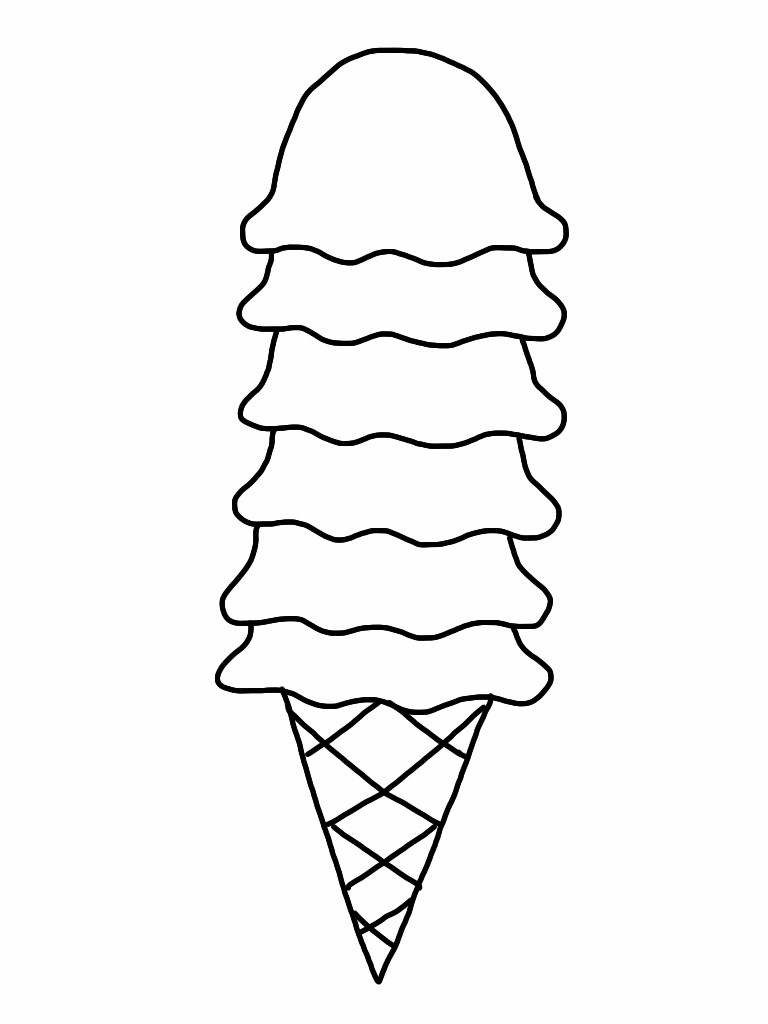 90 Printable Ice Cream Cone Coloring Pages 23