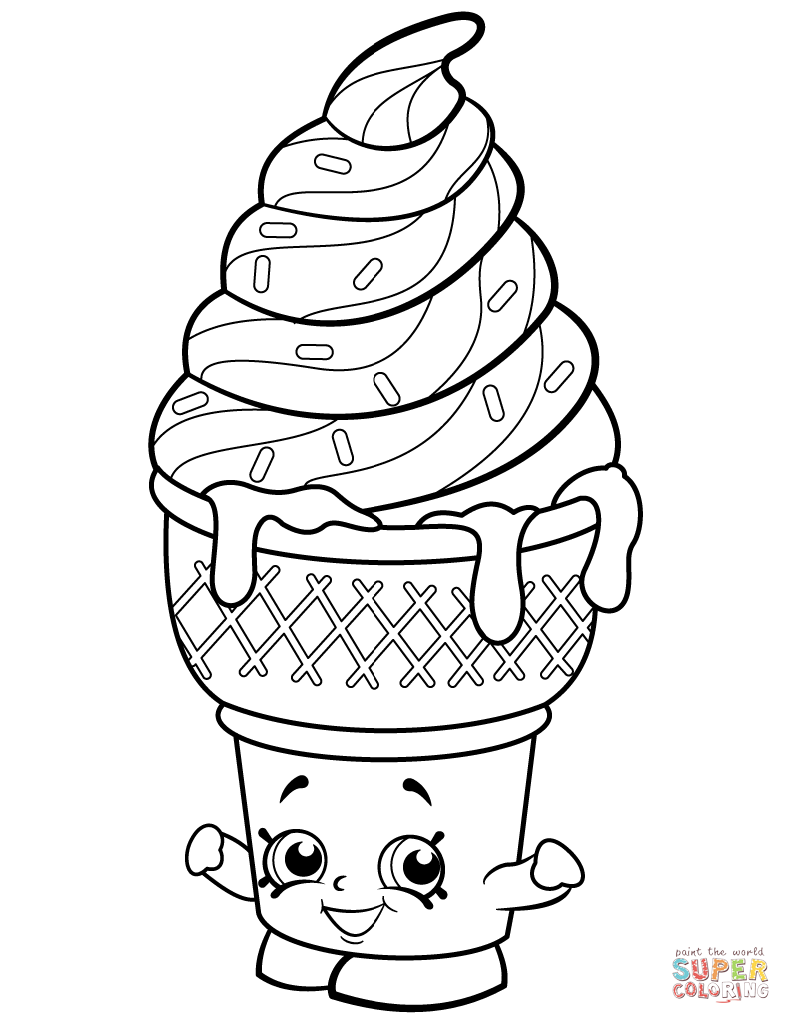 90 Printable Ice Cream Cone Coloring Pages 25