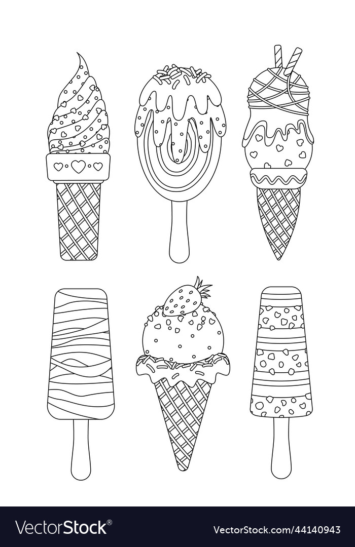 90 Printable Ice Cream Cone Coloring Pages 26