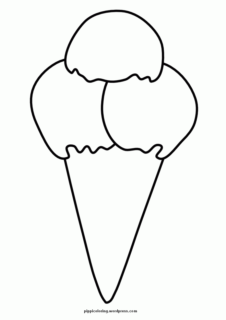 90 Printable Ice Cream Cone Coloring Pages 3