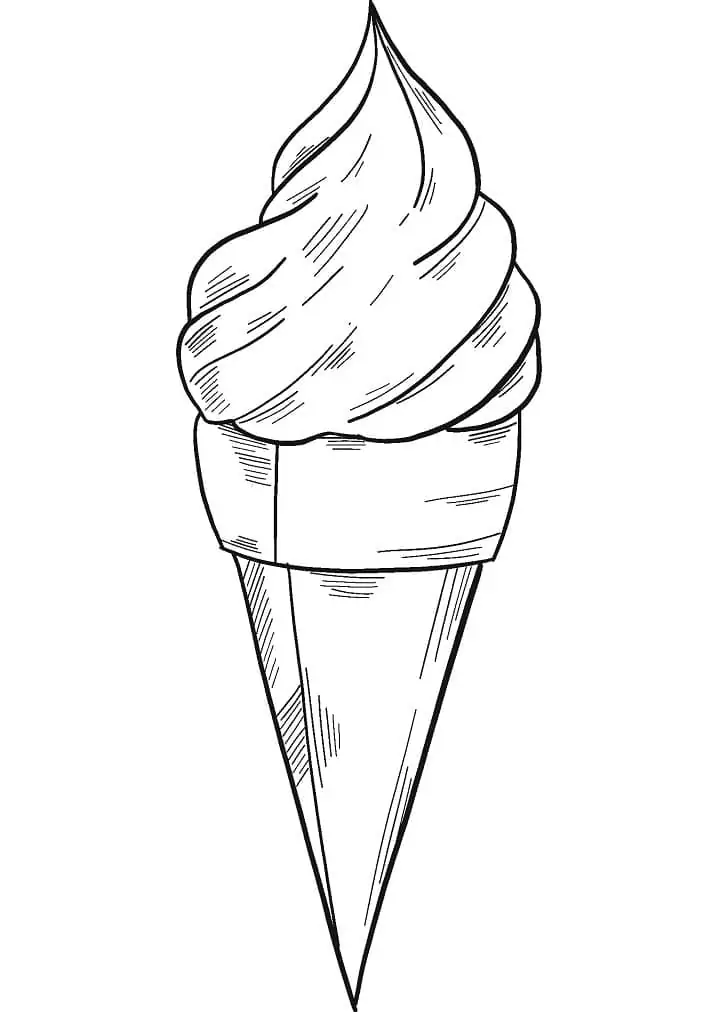 90 Printable Ice Cream Cone Coloring Pages 32