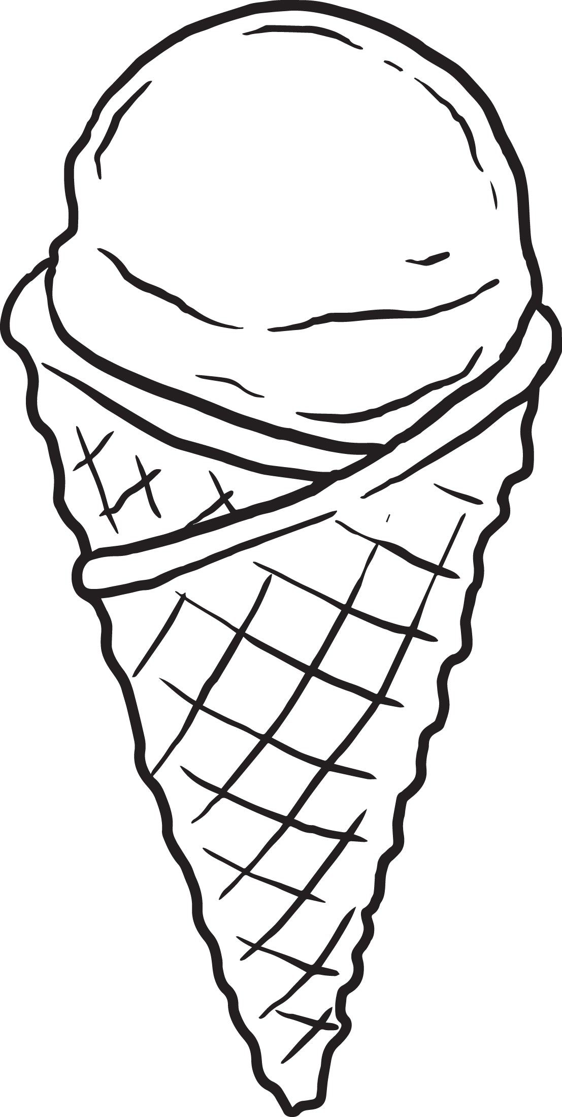 90 Printable Ice Cream Cone Coloring Pages 39