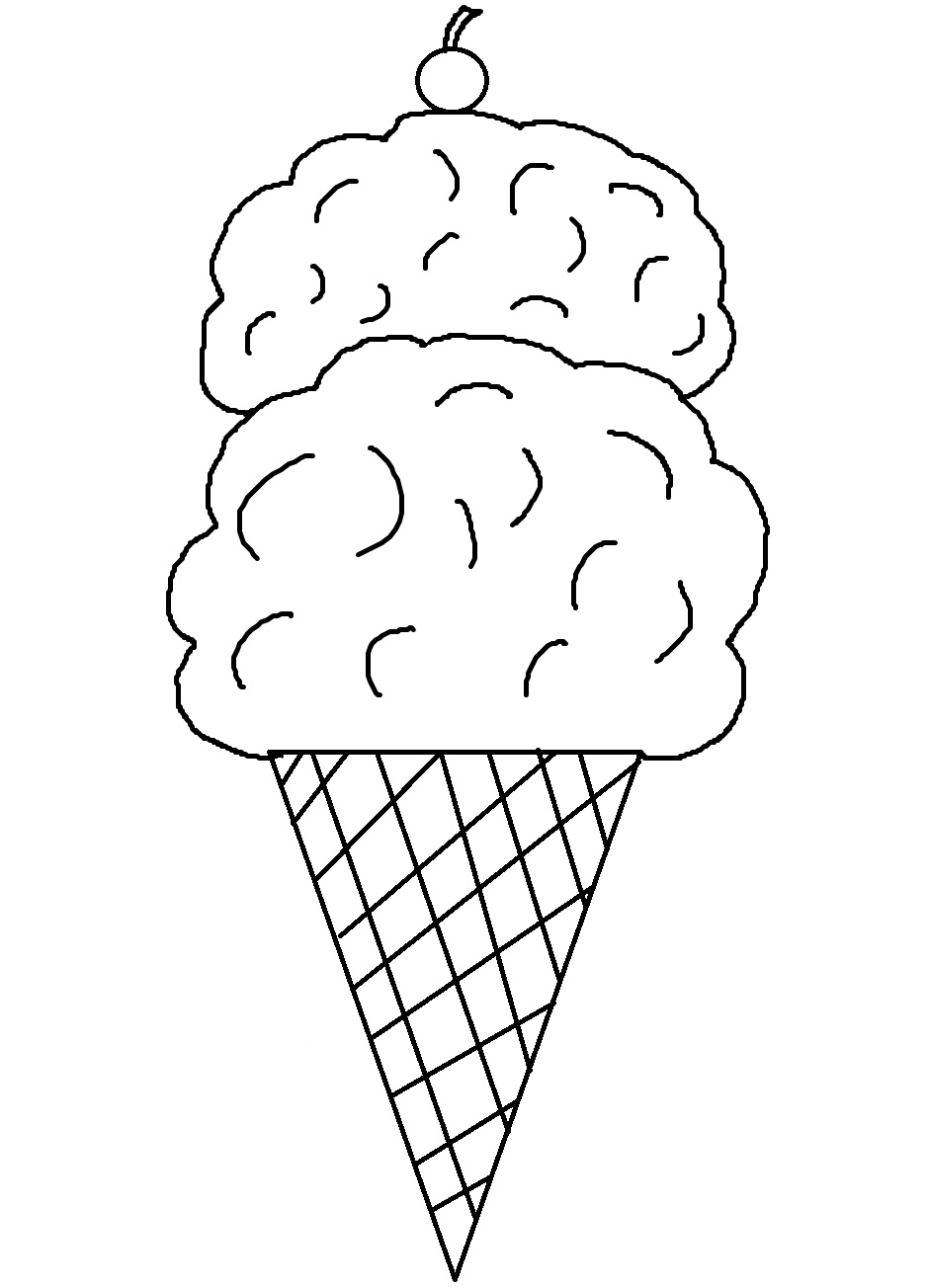 90 Printable Ice Cream Cone Coloring Pages 4