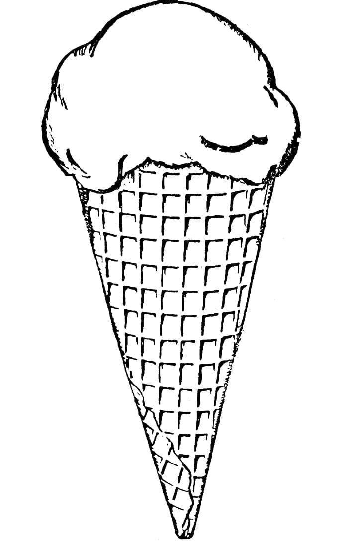 90 Printable Ice Cream Cone Coloring Pages 5