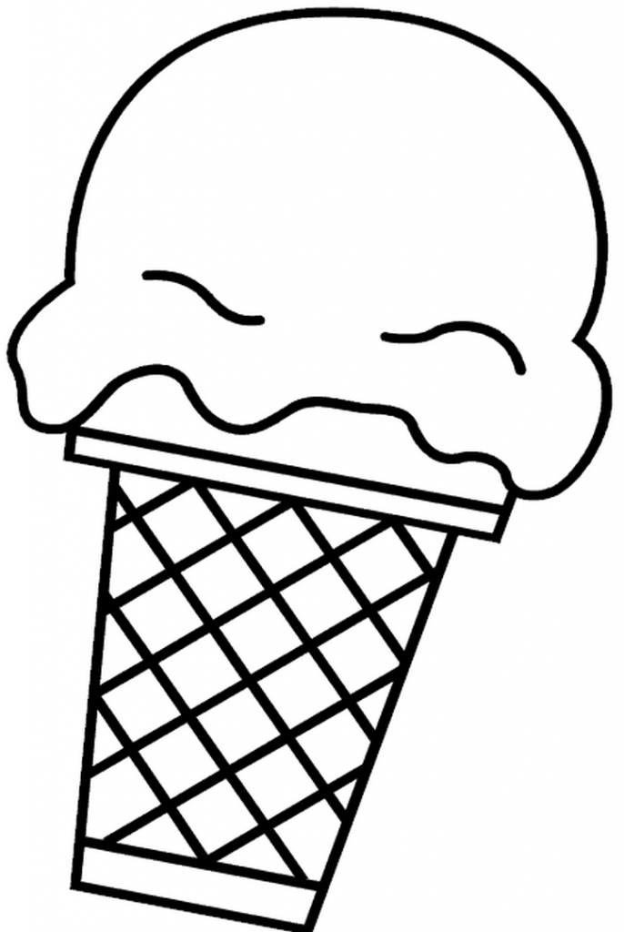 90 Printable Ice Cream Cone Coloring Pages 59