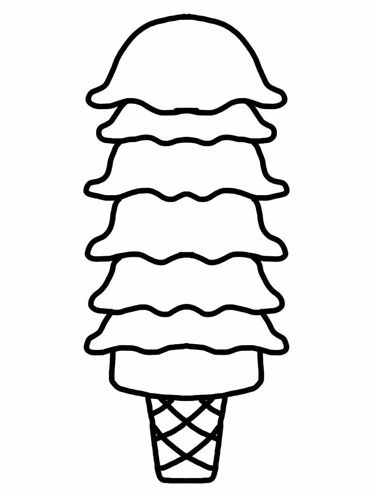 90 Printable Ice Cream Cone Coloring Pages 63