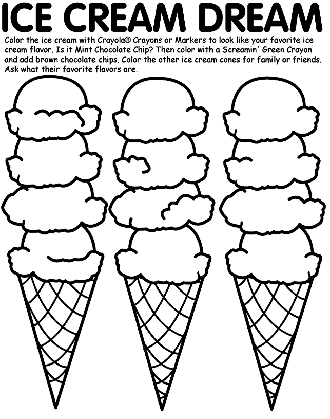 90 Printable Ice Cream Cone Coloring Pages 68