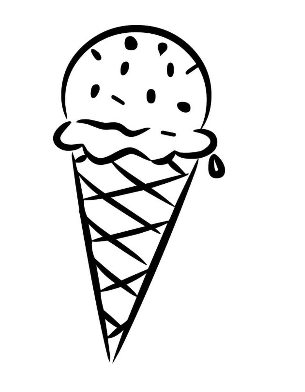 90 Printable Ice Cream Cone Coloring Pages 69