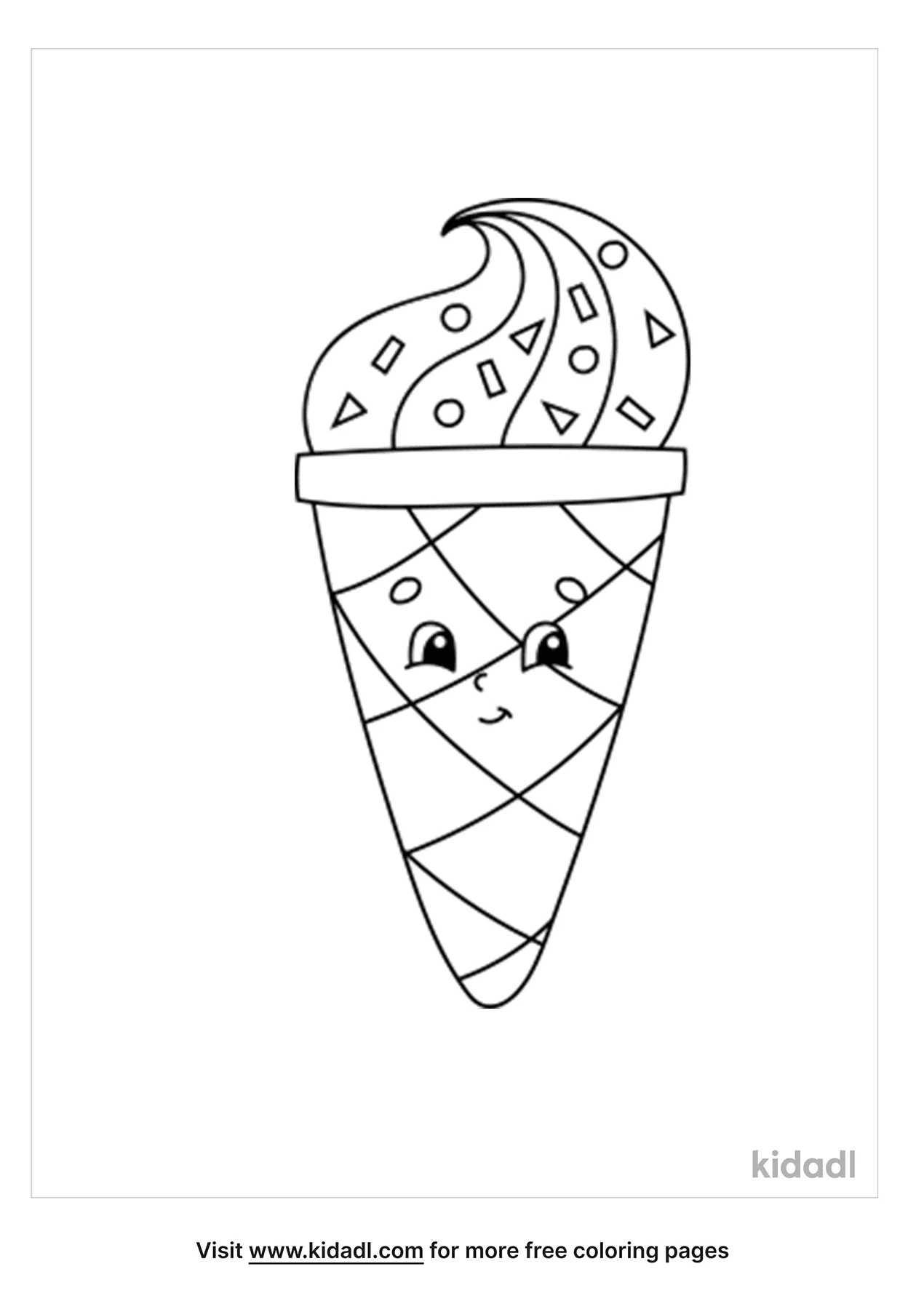 90 Printable Ice Cream Cone Coloring Pages 78