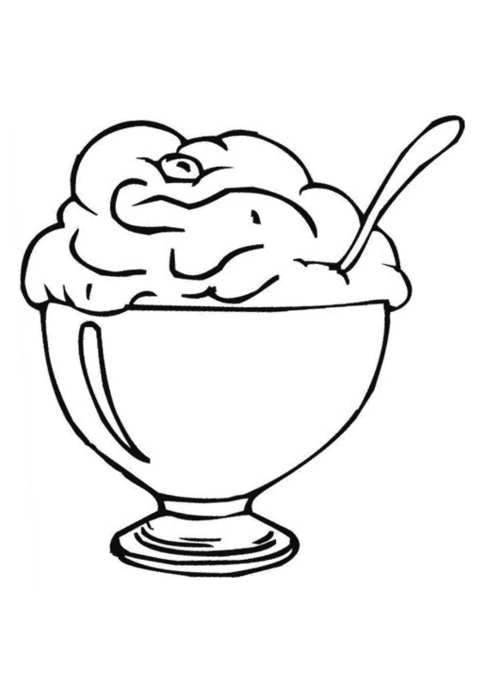 90 Printable Ice Cream Cone Coloring Pages 83