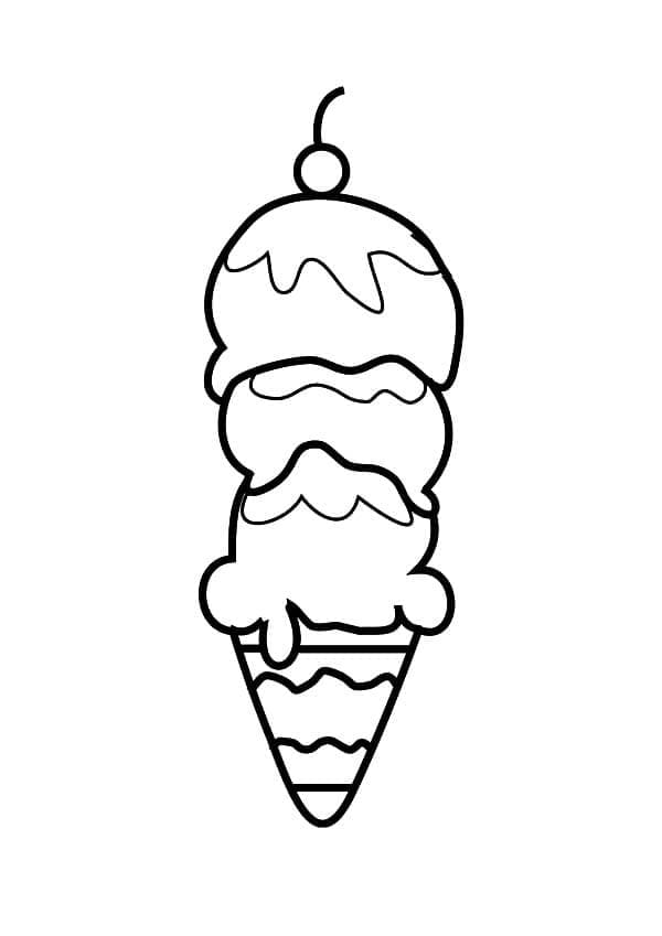 90 Printable Ice Cream Cone Coloring Pages 87