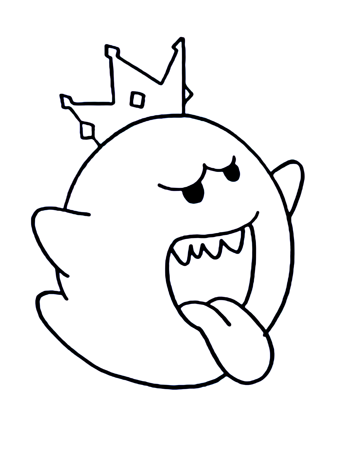 90 Printable King Boo Coloring Pages 17