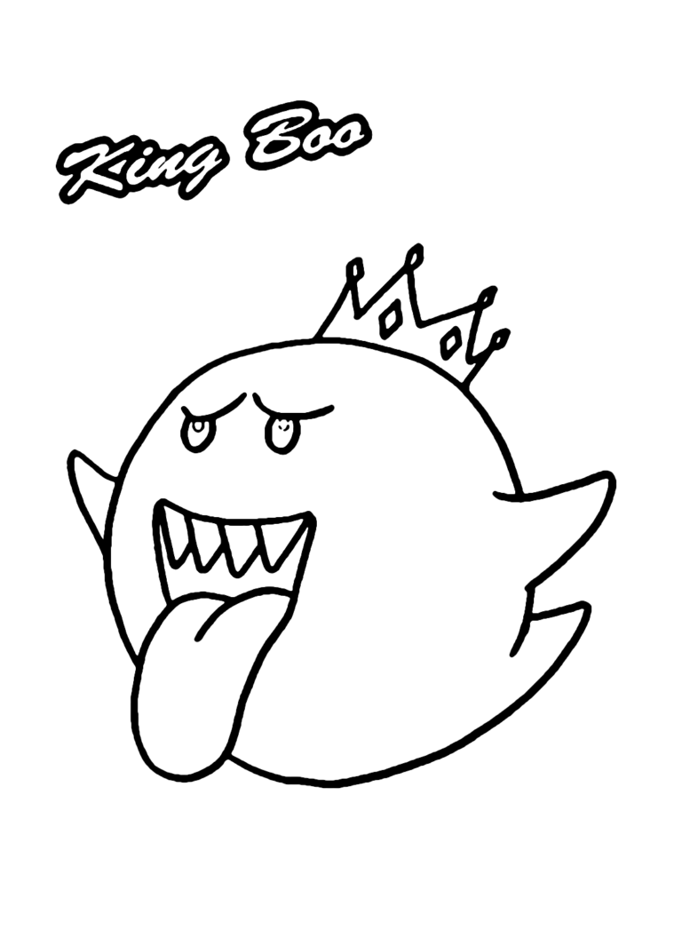 90 Printable King Boo Coloring Pages 18